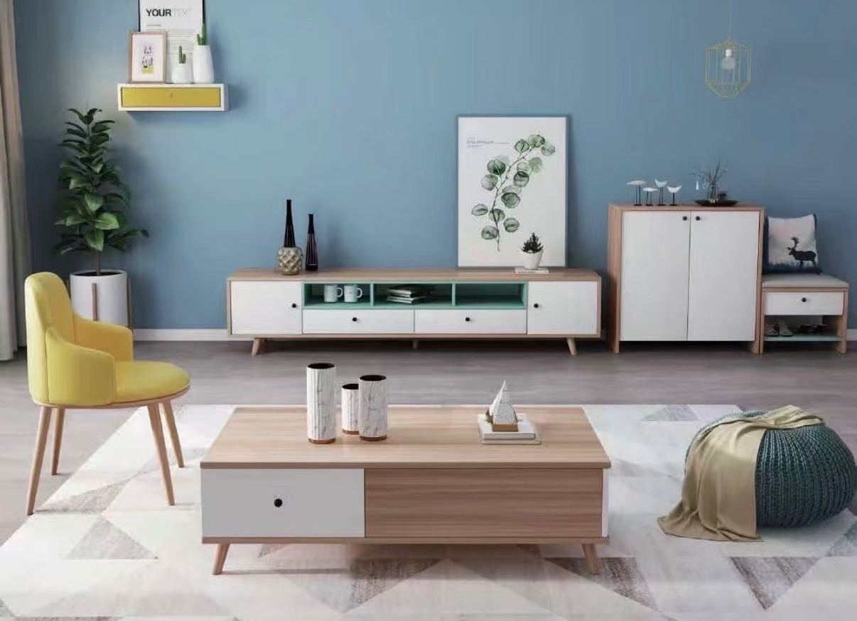 Ensemble meuble TV, bahut et table basse